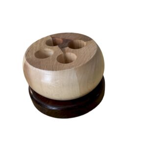 Four 1" Candle Holder (Walnut & Poplar)